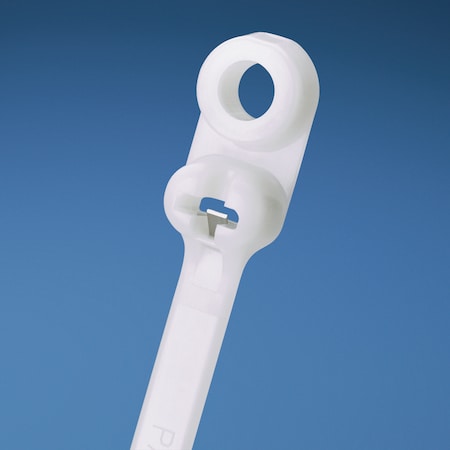 Panduit Cable Tie, 15-1/2 in L, 4 in Max Bundle Dia., Natural, Nylon 6/6, 50 lb Strength, 500 PK BC4S-S10-D